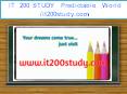IT  200 STUDY  Predictable World /it200study.com PowerPoint PPT Presentation