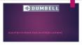 dumbbell wear PowerPoint PPT Presentation