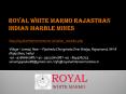 Royal White Marmo Rajasthan Indian Marble Mines PowerPoint PPT Presentation