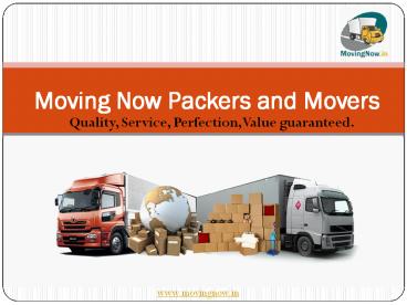 Reliable Packers and Movers Chennai – Moving Now
