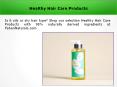Healthy Hair Care Products PowerPoint PPT Presentation