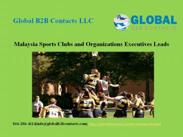 Malaysia Sports Clubs and Organizations Executives Leads