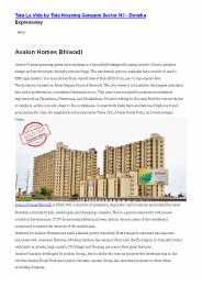 Avalon Homes Bhiwadi (1)
