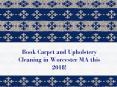 Book Carpet and Upholstery Cleaning in Worcester MA this 2018!