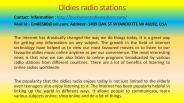 Oldies radio stations