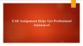 UAE Assignment Help Get Professional Assistance!| Livewebtutors PowerPoint PPT Presentation