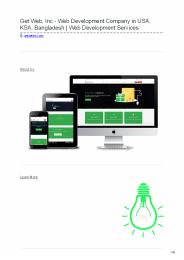 Get Web, Inc Web Strategy, Web-Development, E-commerce Development, SEO