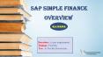 SAP Simple Finance PPT