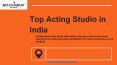 Best Placement Acting School in Mumbai PowerPoint PPT Presentation