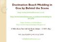 Destination Beach Wedding in Goa by Behind the Scene PowerPoint PPT Presentation