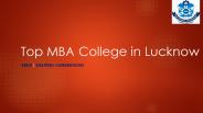 Top MBA College in Lucknow