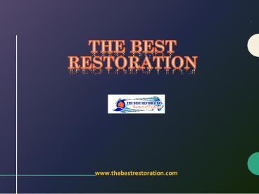 Carpet Cleaning Services in Gainesville FL - The Best Restoration