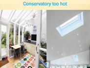 Conservatory too hot