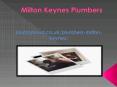 Milton Keynes Plumbers (4) PowerPoint PPT Presentation