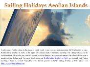 Sailing Holidays Aeolian Islands
