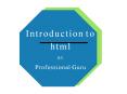 Introduction to HTML PowerPoint PPT Presentation