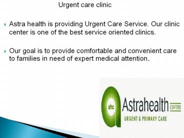 Get instant urgent  care clinic near you