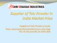 Supplier of Talc Powder in India Market Price (1) PowerPoint PPT Presentation