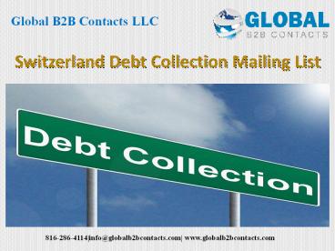 Switzerland Debt Collection Mailing List