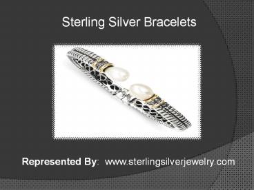 Sterling Silver Bracelets