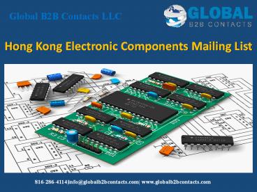 Hong Kong Electronic Components Mailing List