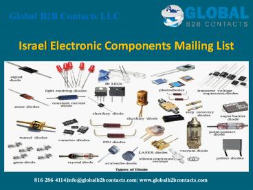 Israel Electronic Components Mailing List