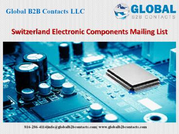 Switzerland Electronic Components Mailing List