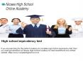 General Education Diploma Online - high school equivalency test PowerPoint PPT Presentation