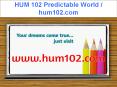 HUM 102 Predictable World / hum102.com PowerPoint PPT Presentation