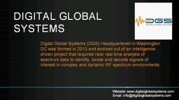 Digital Global Systems