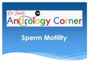 Sperm Motility