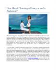 How About Planning A Honeymoon In Andaman? - Andaman Holiday Packages PowerPoint PPT Presentation
