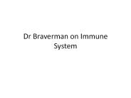 Dr Braverman on Immune System