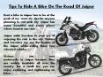 Tips To Ride A Bike On The Road Of Jaipur PowerPoint PPT Presentation