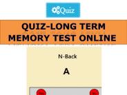 Quiz-Long Term Memory Test Online