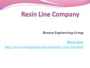 Resin Line Company