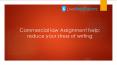 Commercial law Assignment help: reduce your stress of writing PowerPoint PPT Presentation