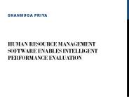 Human Resource Management Software Enables Intelligent Performance Eva