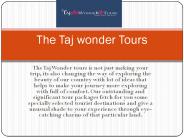 Taj mahal tour by train