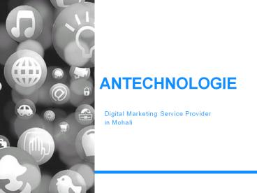 Logo Design Services in Mohali, Panchkula - Antechnologie