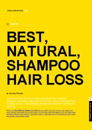Natural Hair Loss Shampoo