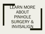 Learn More about Pinhole Surgery & Invisalign