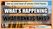 Get an overview of whole CSGO Ranks