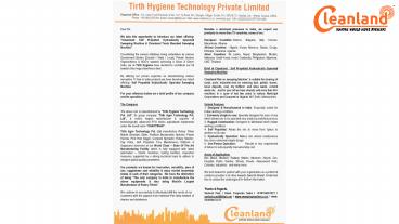 Cleanland Sweeping Machine Presentation