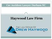 Car Accident Lawyer Durham North Carolina