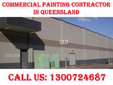 Commercial Painting Contractor in Queensland