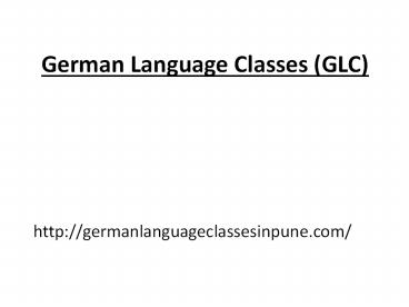 Best-Top German Language Courses-Classes in Pune | German Language Training in Pune