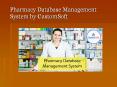 Pharmacy Database Management System by CustomSoft PowerPoint PPT Presentation