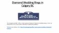 Diamond Wedding Rings in Calgary BC PowerPoint PPT Presentation