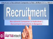 Recruitment Companies in  Hyderabad | Recruitment Consultants Bangalore